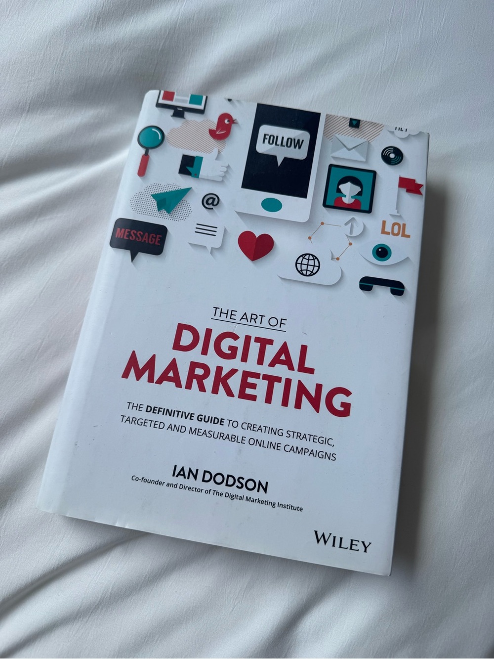 The Art of Digital Marketing by Wiley - White with Red Accents